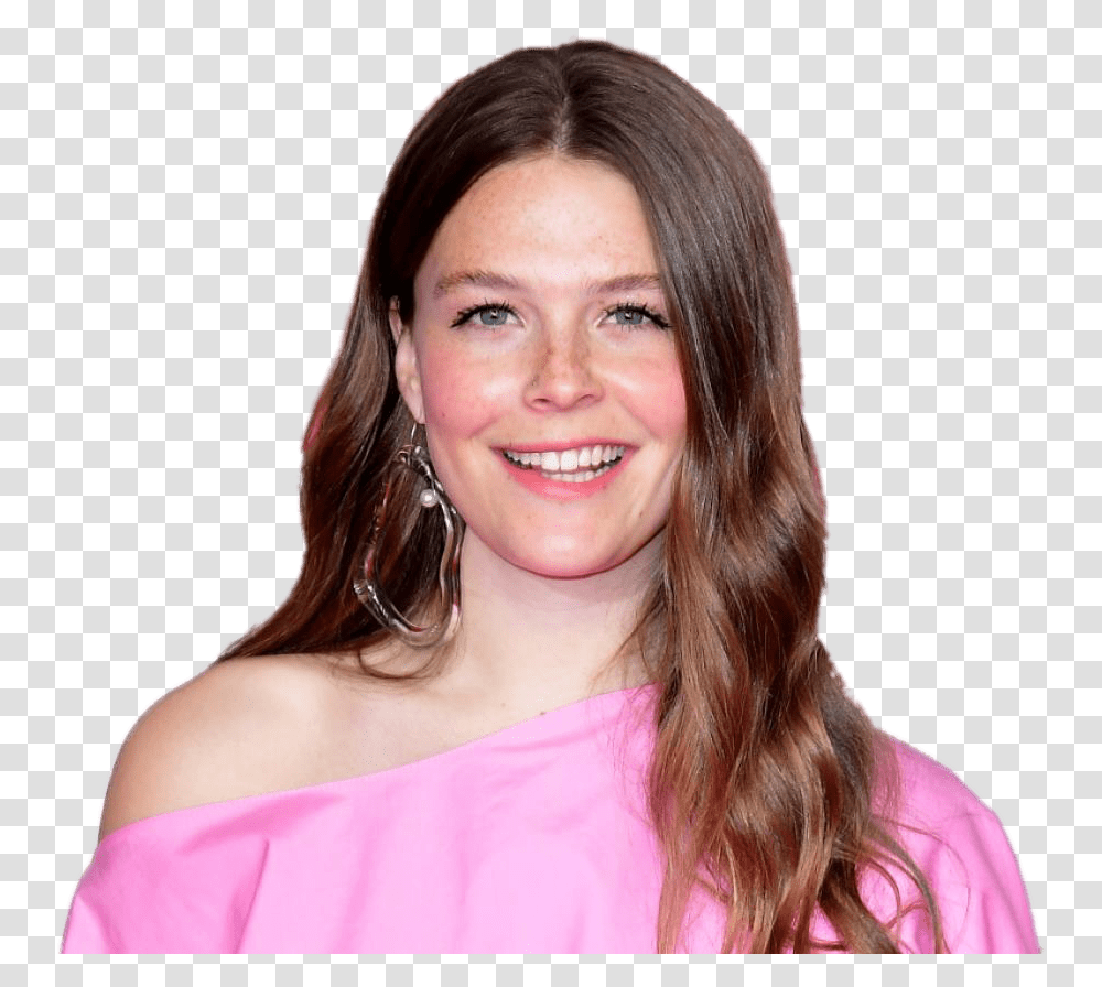 Maggie Rogers In Pink Clip Arts Maggie Rogers, Face, Person, Smile Transparent Png