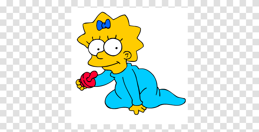 Maggie Simpson, Baby, Cupid, Rattle, Play Transparent Png