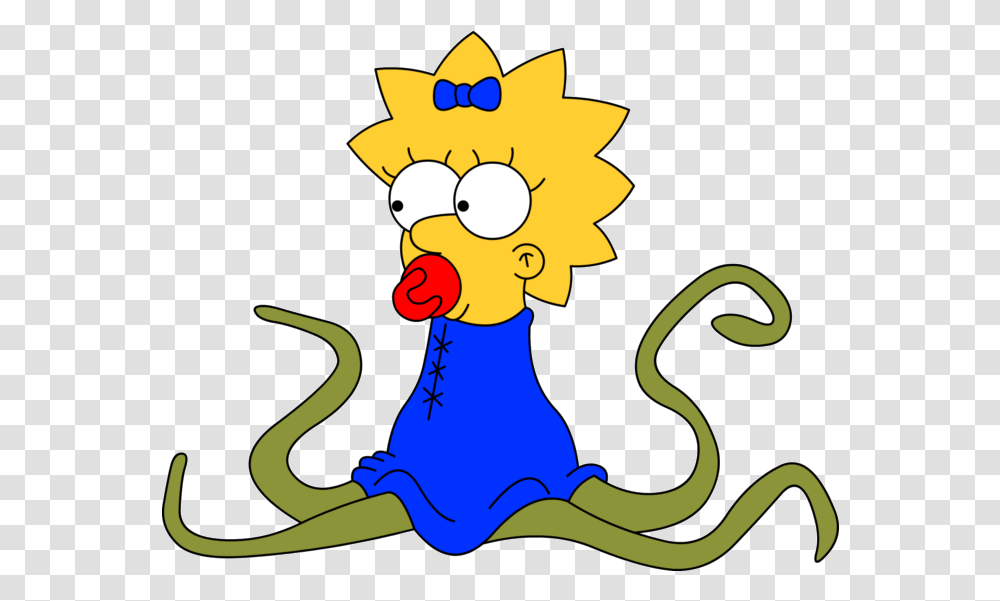 Maggie Simpson Marge Simpson Bart Simpson Lisa Simpson Maggie Treehouse Of Horror, Reptile, Animal, Snake Transparent Png