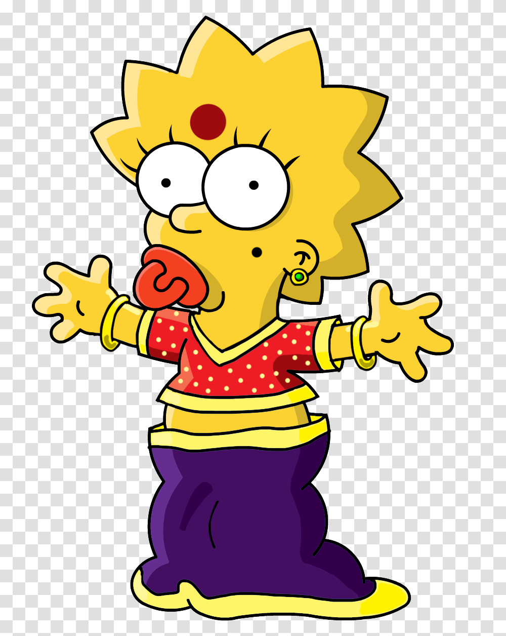 Maggie Simpson, Performer, Clown, Face, Juggling Transparent Png