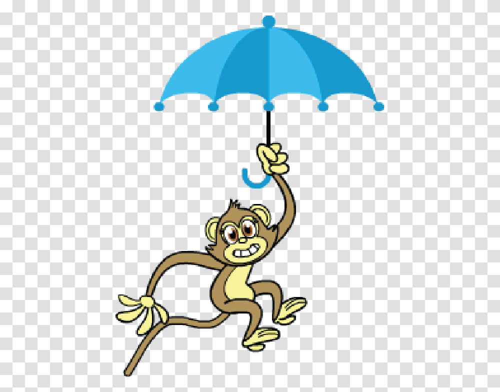 Maggie The Monkey With An Umbrella Music For Kids Umbrella, Canopy, Parachute Transparent Png