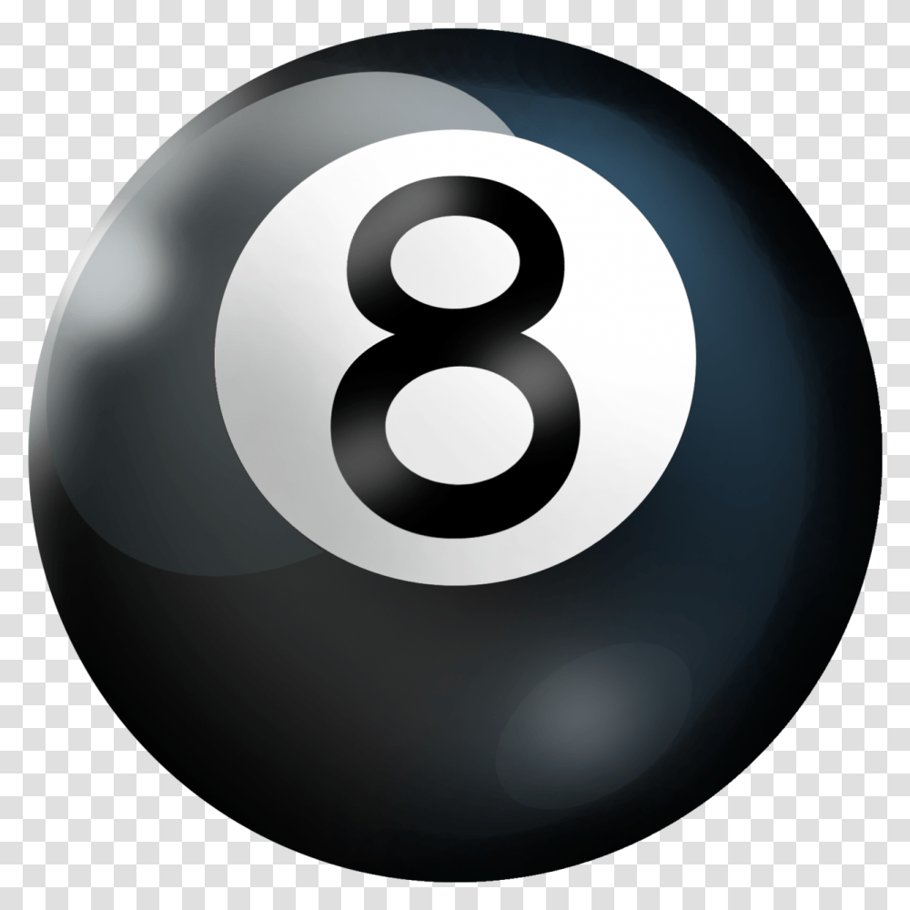 Magic 8 Ball, Number, Sphere Transparent Png