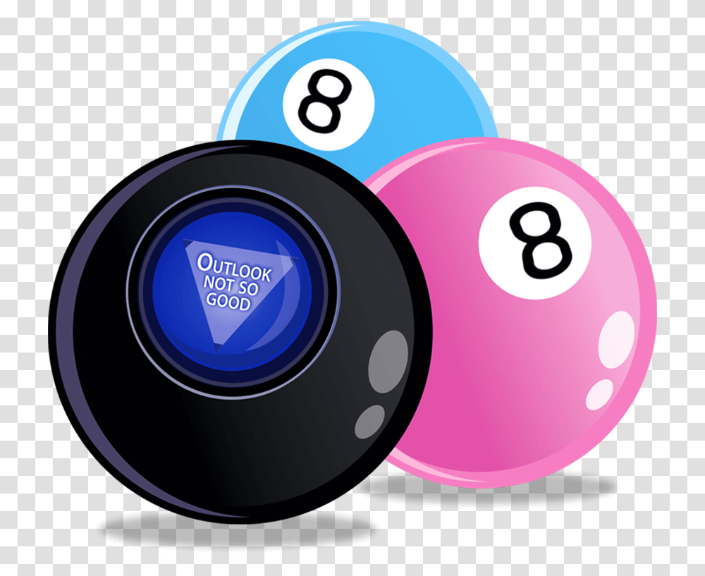 Magic 8 Ball Pool, Number, Logo Transparent Png