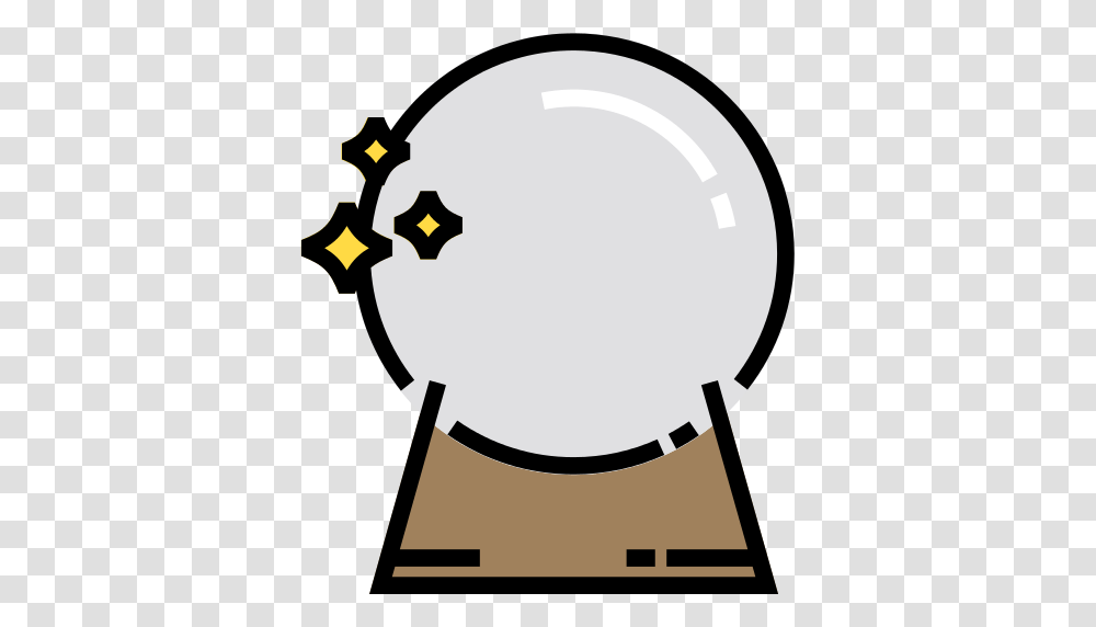 Magic Ball Future Icon, Magnifying, Stencil Transparent Png