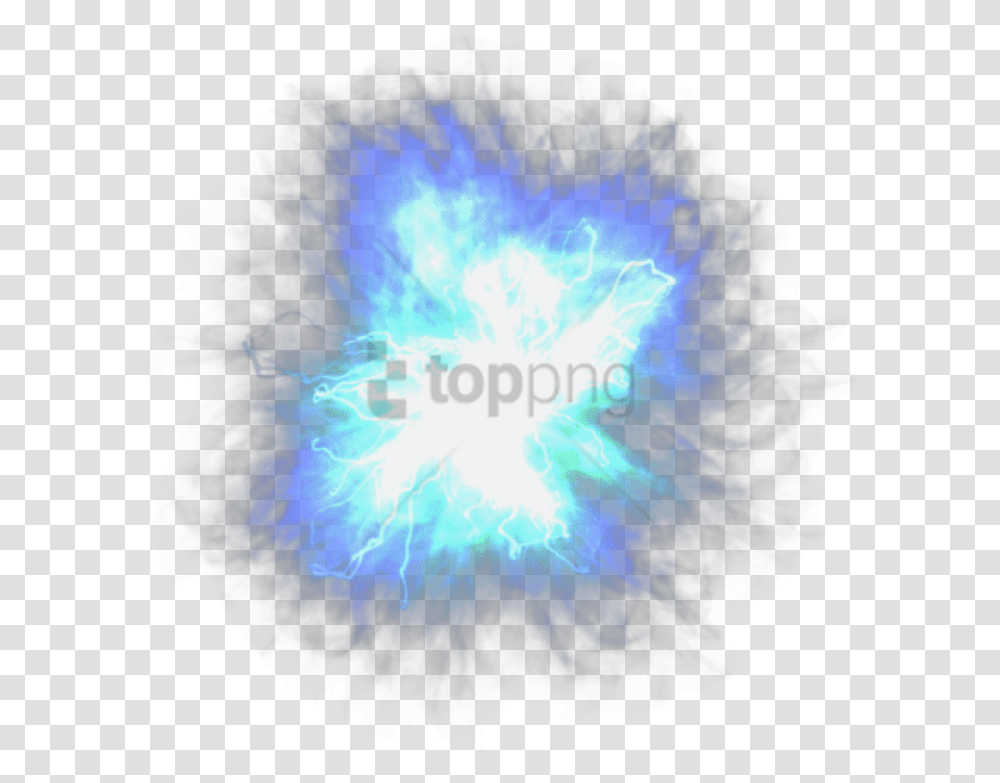 Magic Blue Effects, Flare, Light, Crystal, Fractal Transparent Png