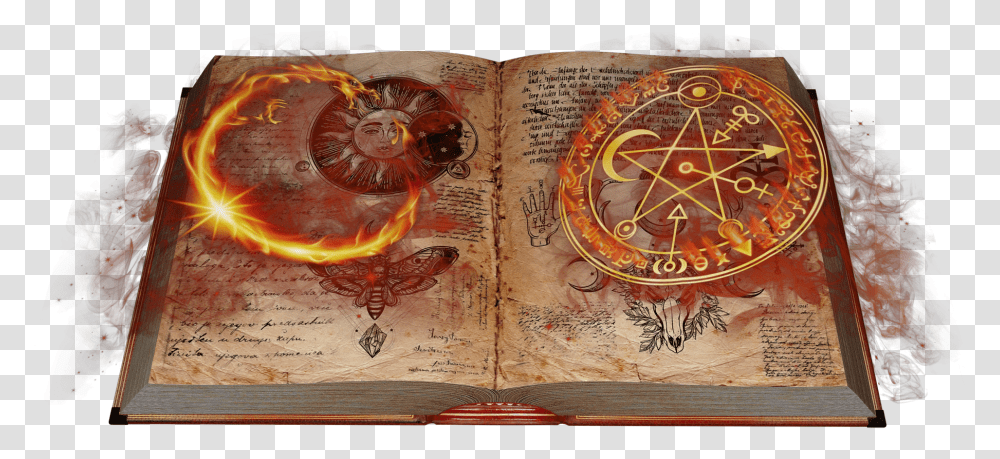 Magic Book Background, Diary, Painting Transparent Png