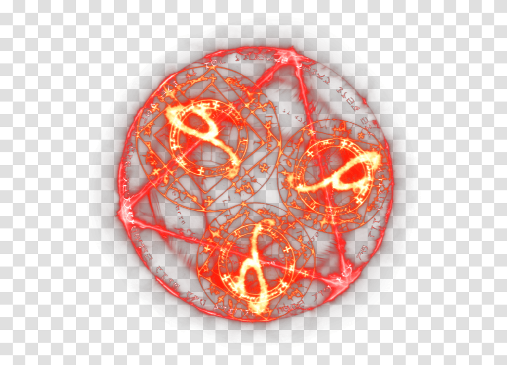 Magic Circle Fire Red Magic Circle, Light, Lamp, Sphere, Flare Transparent Png