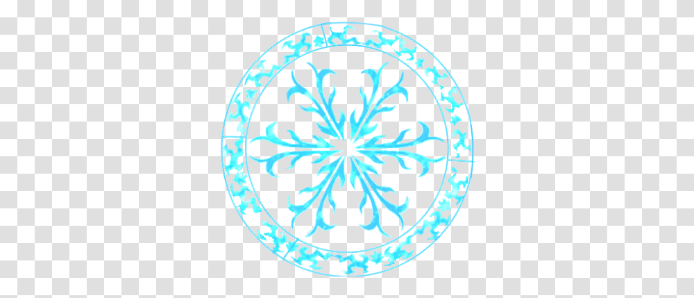 Magic Circle For Ice Roblox Fairy Tail Magic Circle, Rug, Pattern, Snowflake Transparent Png