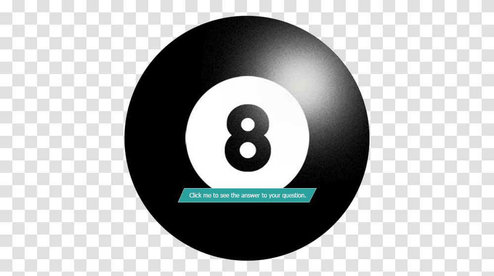 Magic Eight 8 Ball Game Ask Yesno Questions For Accurate Logo Instagram Rond Noir, Number, Symbol, Text, Disk Transparent Png