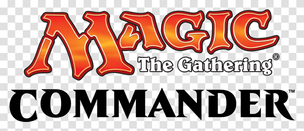 Magic Gathering Commander Logo, Alphabet, Light, Label Transparent Png
