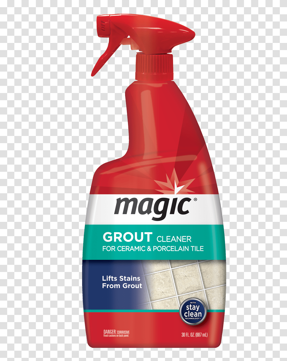 Magic Grout Cleaner Magic Cabinet And Wood Cleaner, Ketchup, Food, Bottle, Beverage Transparent Png