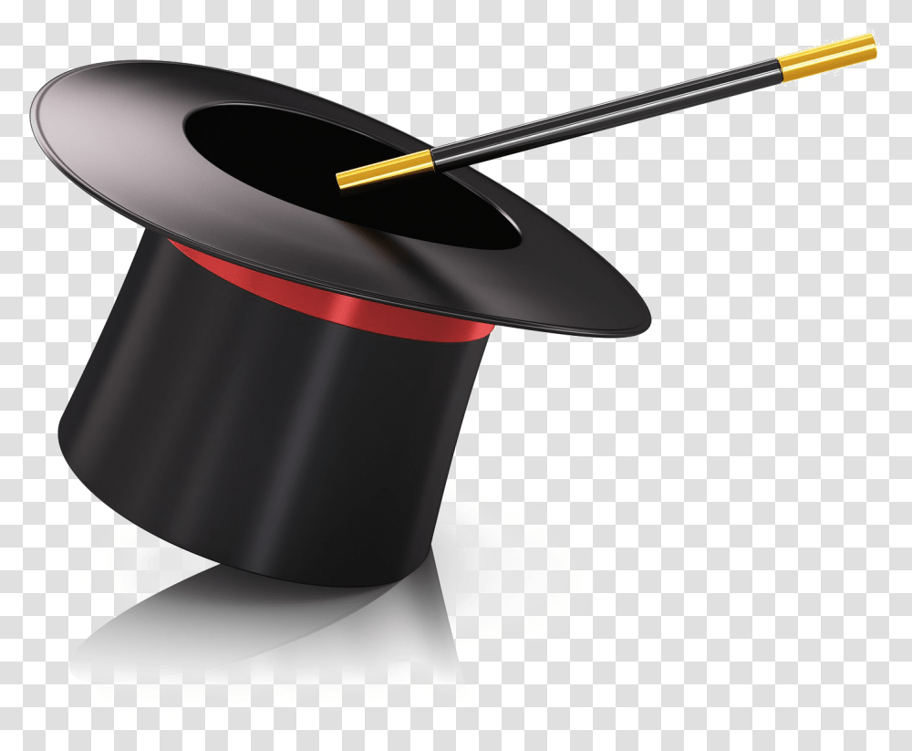 Magic Hat Magician Hat And Stick, Axe, Tool, Apparel Transparent Png