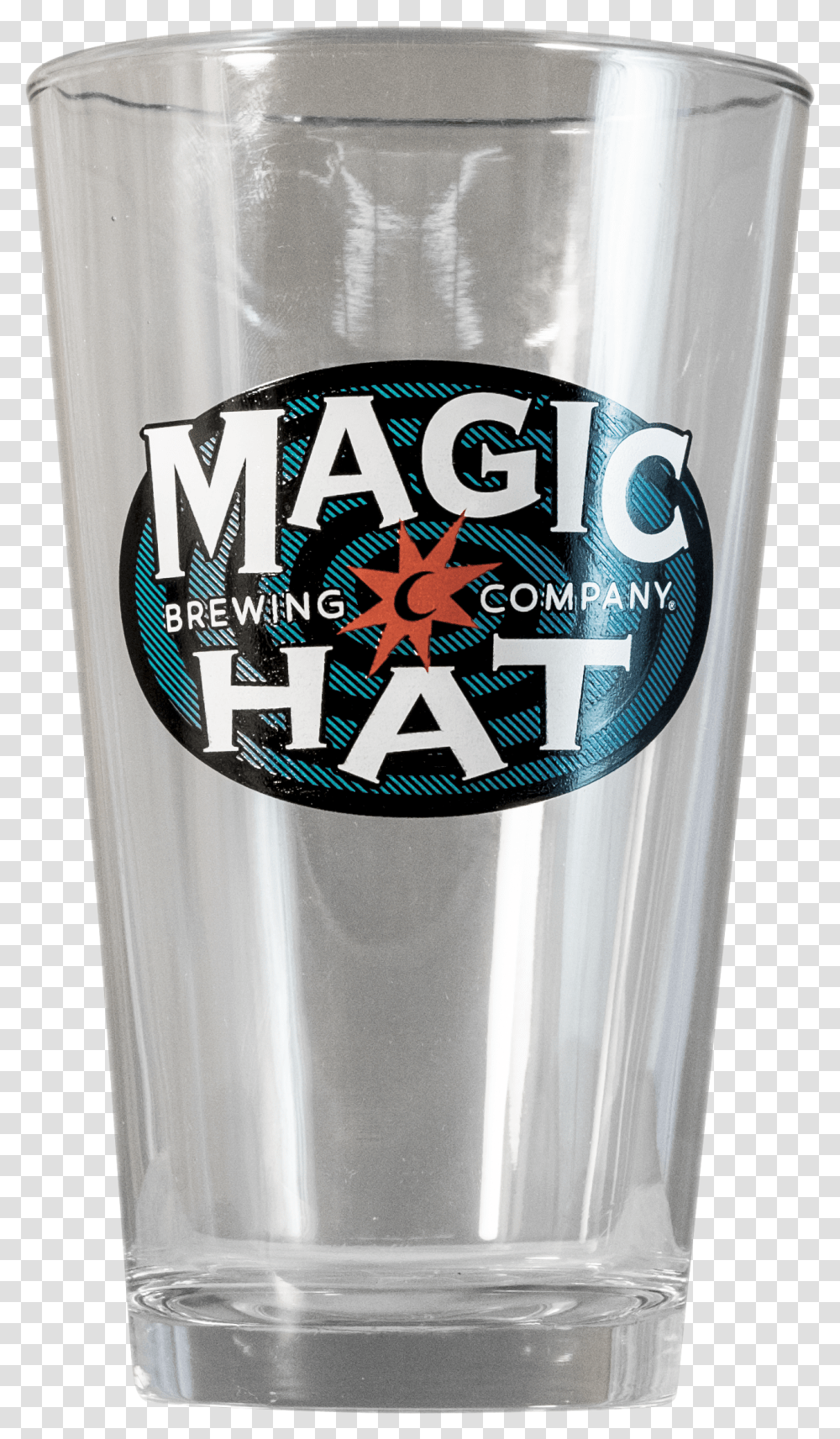 Magic Hat Pint Glass Photo Pint Glass, Beverage, Bottle, Alcohol, Shaker Transparent Png