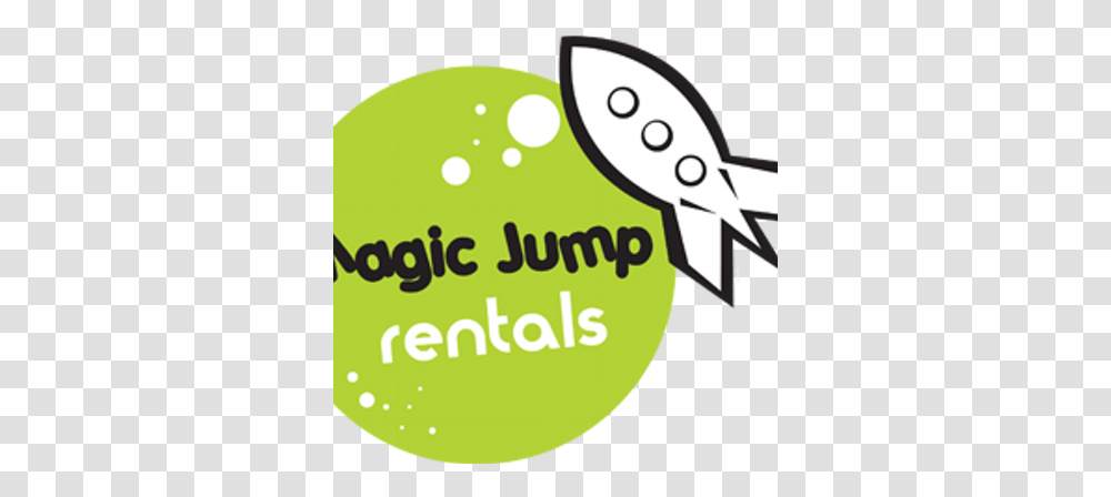 Magic Jump Rentals Logo Slurpee, Label, Text, Plant, Animal Transparent Png