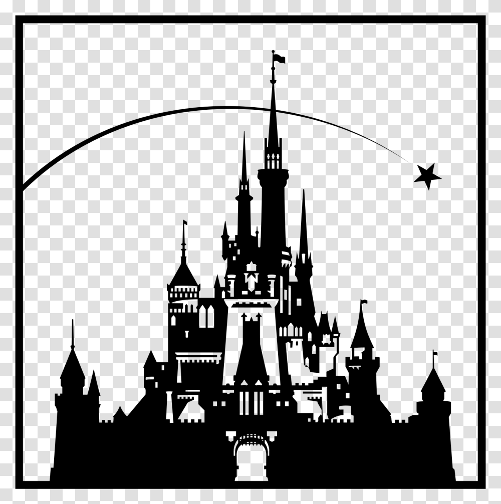 Magic Kingdom The Walt Disney Company Cinderella Castle Silhouette Walt Disney Castle, Gray Transparent Png