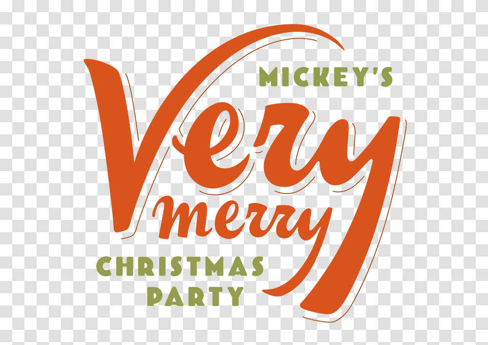 Magic Kingdom Very Merry Christmas Logo, Text, Alphabet, Beverage, Coke Transparent Png