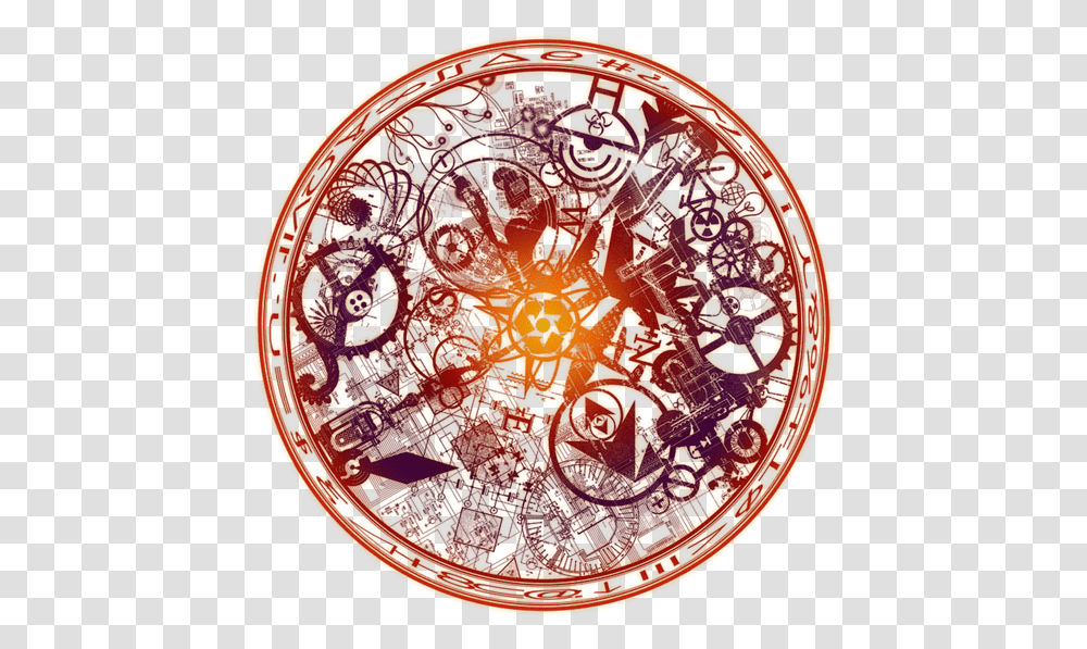 Magic Magiccircle Fantasy Red Glow Circle Evil Magic Circle, Rug, Art, Pattern, Coin Transparent Png