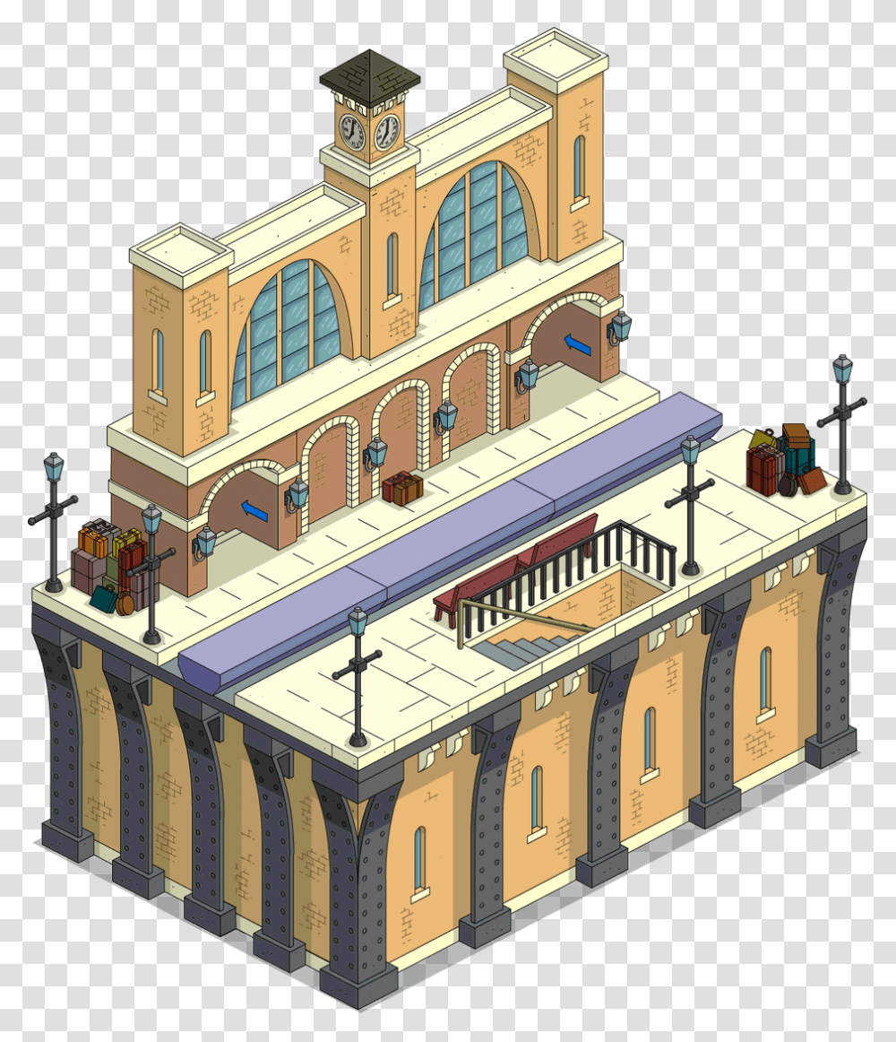 Magic Monorail Station Tapped Out, Architecture, Building, Monastery, Housing Transparent Png