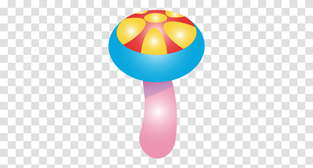 Magic Mushroom Mushroom, Rattle, Balloon Transparent Png