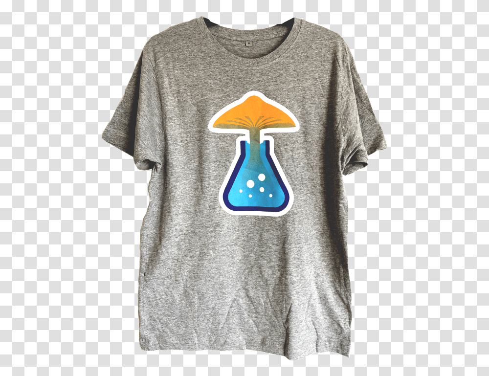 Magic Mushroom Shop Logo T Mushroom, Clothing, Apparel, T-Shirt, Person Transparent Png