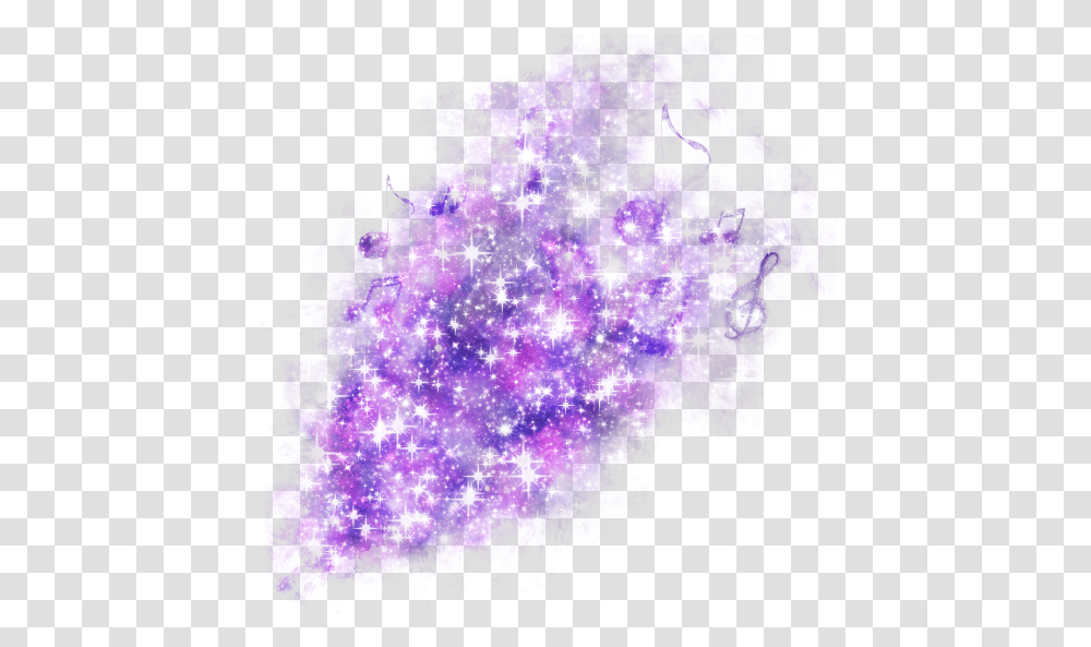 Magic Music Dust Galaxy Music Magic, Purple, Ornament, Light, Crystal Transparent Png