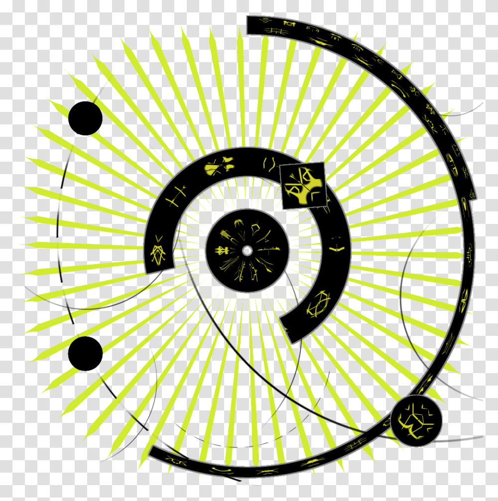 Magic Runes 4 Image Circle, Spiral, Coil, Amusement Park, Ferris Wheel Transparent Png