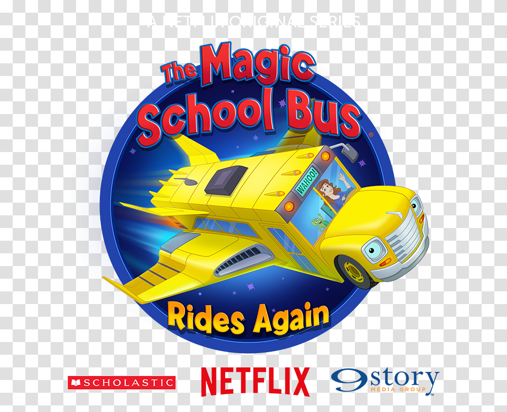 Magic School Bus Title, Advertisement, Poster, Flyer, Paper Transparent Png