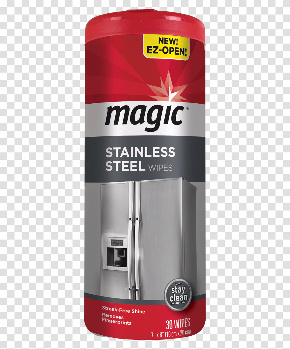 Magic Stainless Steel Wipes, Appliance, Refrigerator, Label Transparent Png