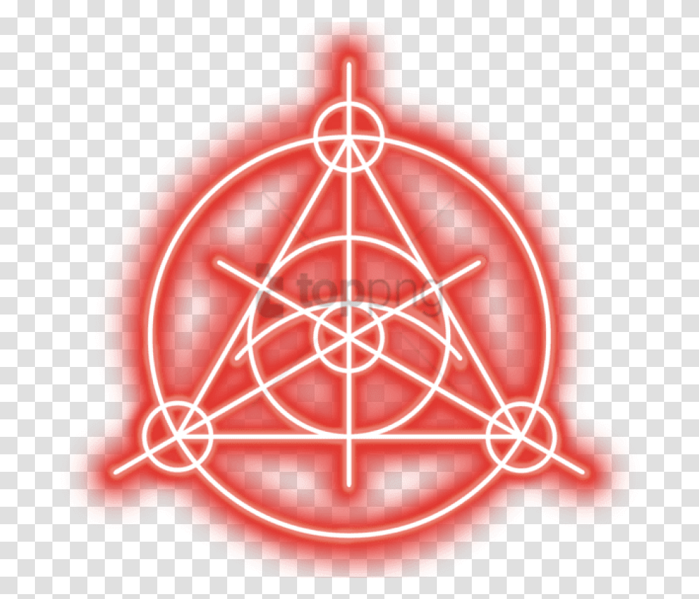 Magic Symbol Red Magic Circle, Transportation, Vehicle, Wax Seal Transparent Png