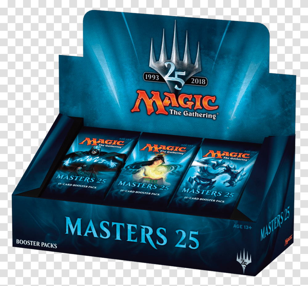 Magic The Gathering Masters 25 Booster Box, Person, Human, Weapon, Weaponry Transparent Png