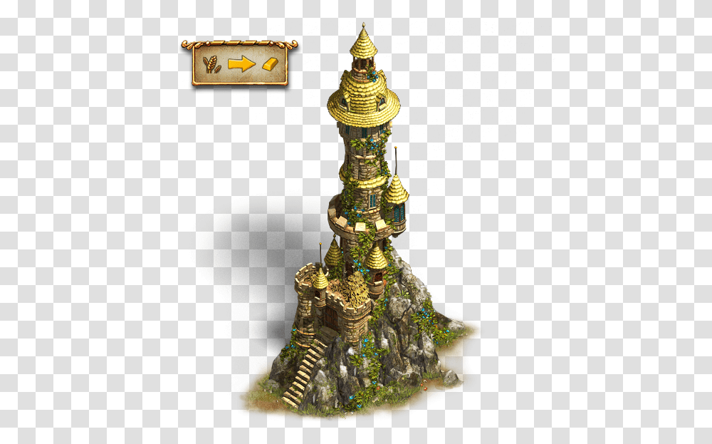 Magic Tower, Bronze, Metropolis, City, Building Transparent Png