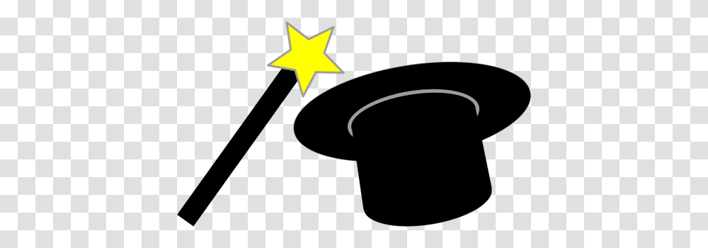 Magic Wand And Hat, Star Symbol Transparent Png