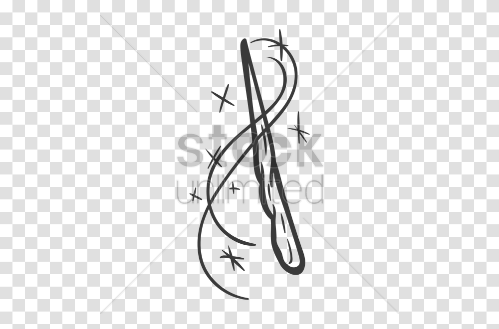 Magic Wand Drawing At Getdrawings Calligraphy, Bow, Arrow Transparent Png