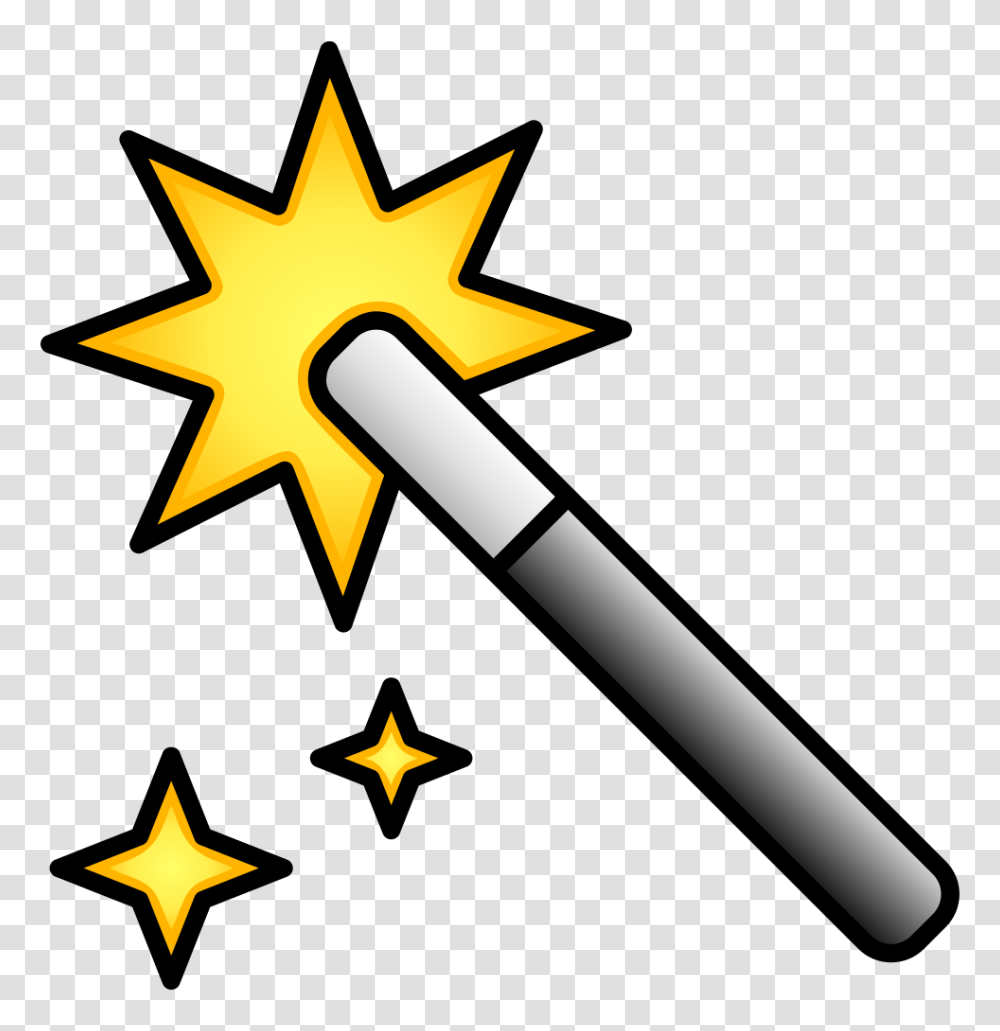 Magic Wand Icon Color Flipped, Axe, Tool, Star Symbol Transparent Png
