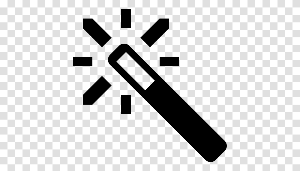 Magic Wand Magic Wand Magic Wand Tool Icon With And Vector, Gray, World Of Warcraft Transparent Png