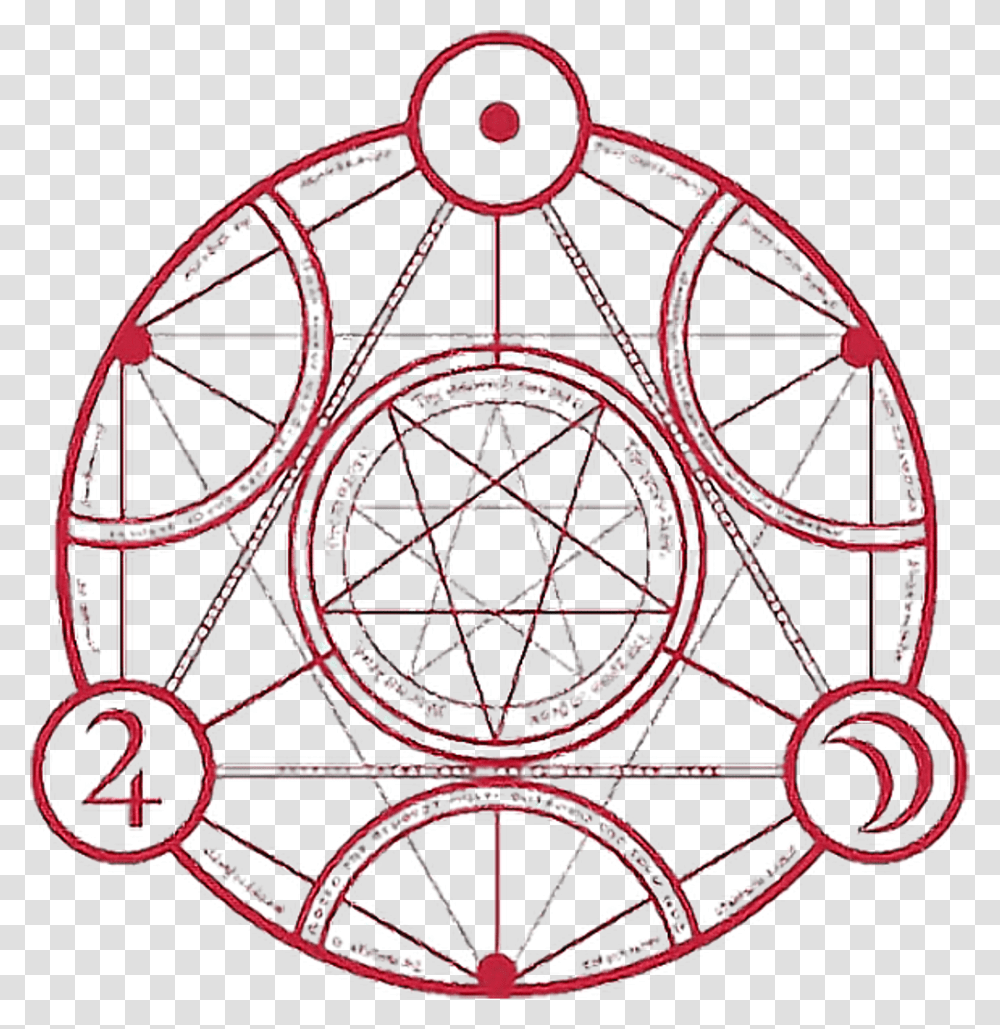 Magic Witchcraft Fantasy Circle Transmutationcircle Alchemy Circle, Spoke, Machine, Wheel, Tire Transparent Png