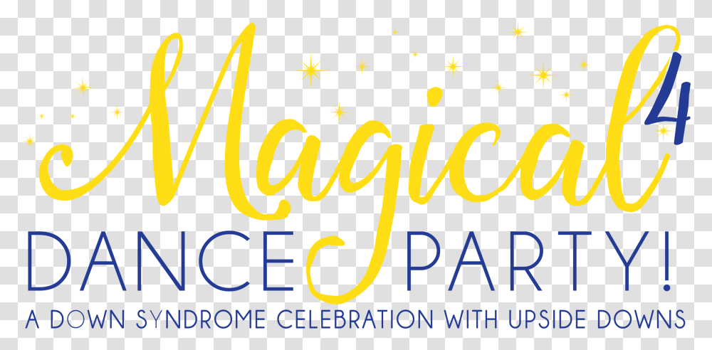 Magical Dance Party Logo Calligraphy, Alphabet, Handwriting, Word Transparent Png