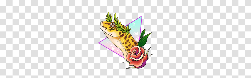 Magical Leopard Gecko, Animal, Plant, Food, Carnival Transparent Png