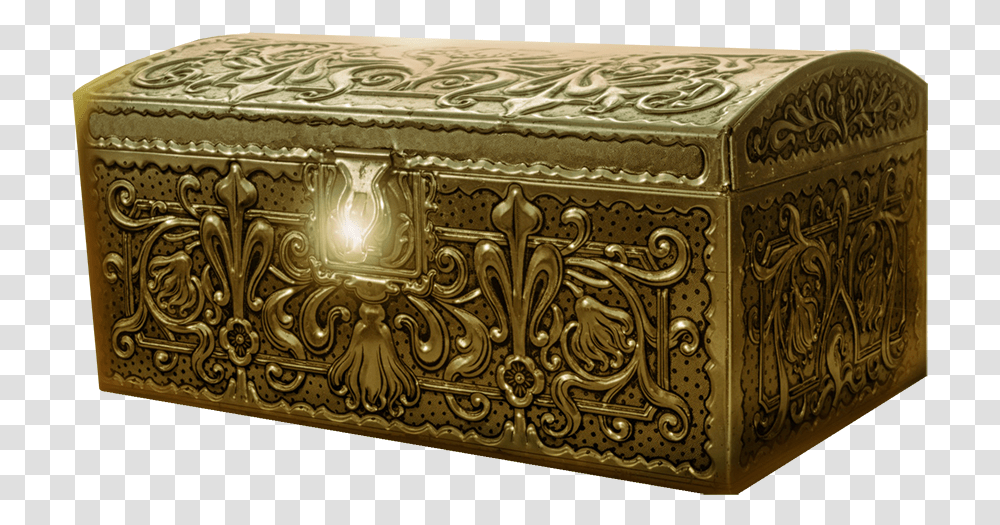 Magical Pirate Chest Antique Box, Treasure, Rug, Ivory, Furniture Transparent Png