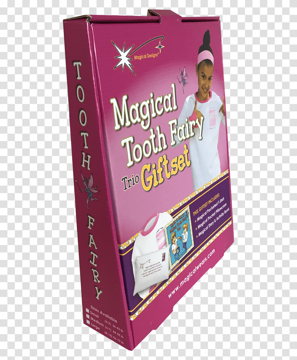 Magical Tooth Fairy Trio Book, Advertisement, Poster, Flyer, Paper Transparent Png