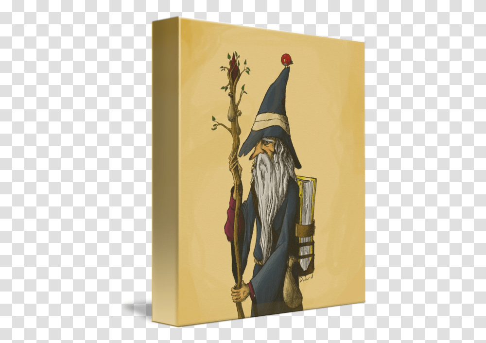 Magical Wizard Illustration, Art, Painting, Person, Human Transparent Png