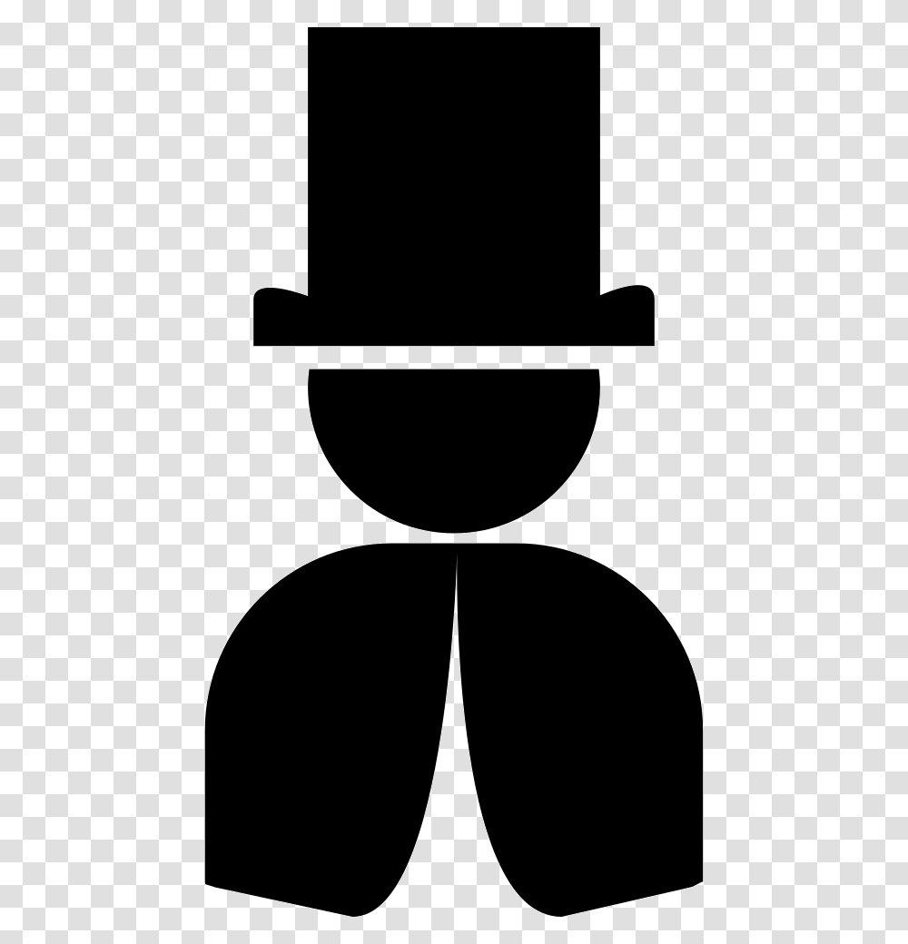 Magician Image Silhouette, Stencil, Label Transparent Png