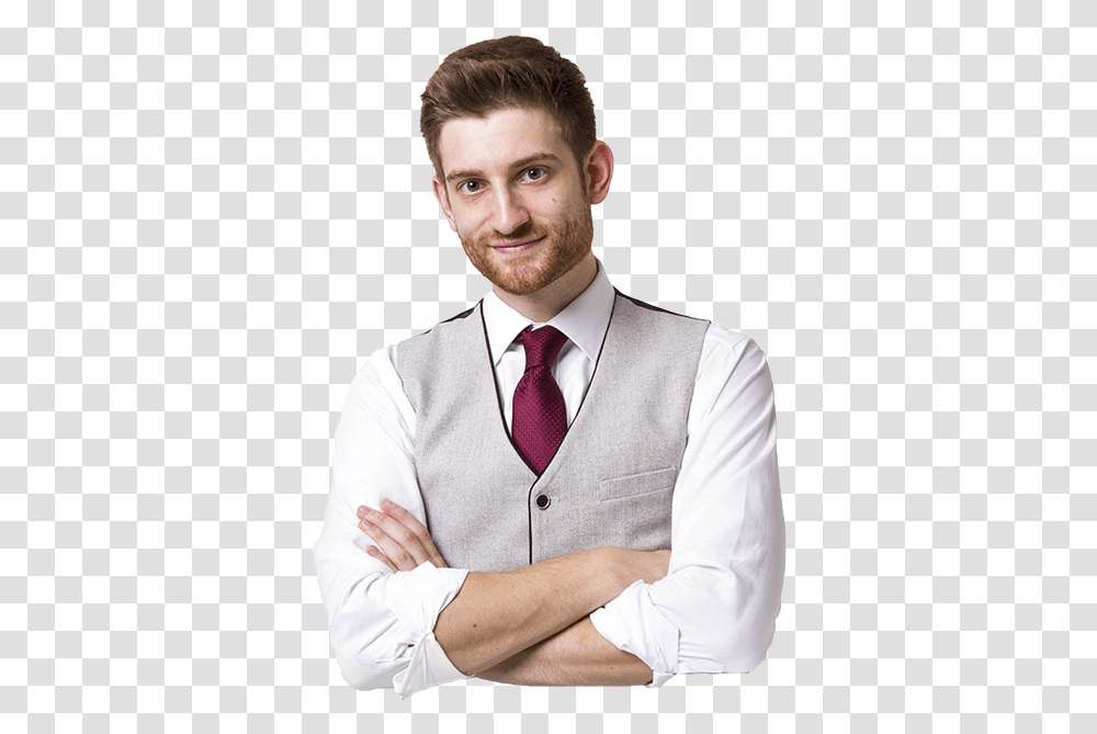 Magician In London Crossing Arms Tuxedo, Tie, Accessories, Accessory Transparent Png