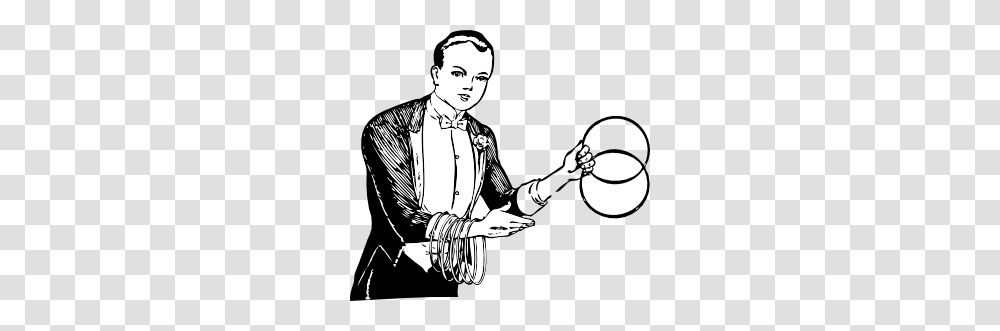 Magician Linking Rings Clip Art, Performer, Person, Human, Whip Transparent Png