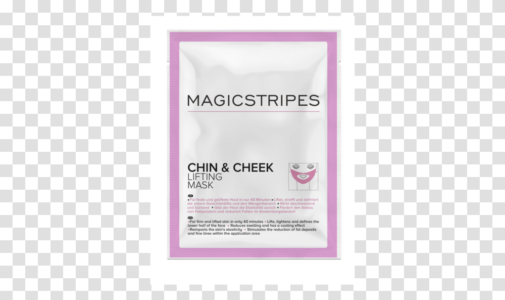 Magicstripes Chin Amp Cheek Lifting Mask, Flyer, Poster, Paper, Advertisement Transparent Png