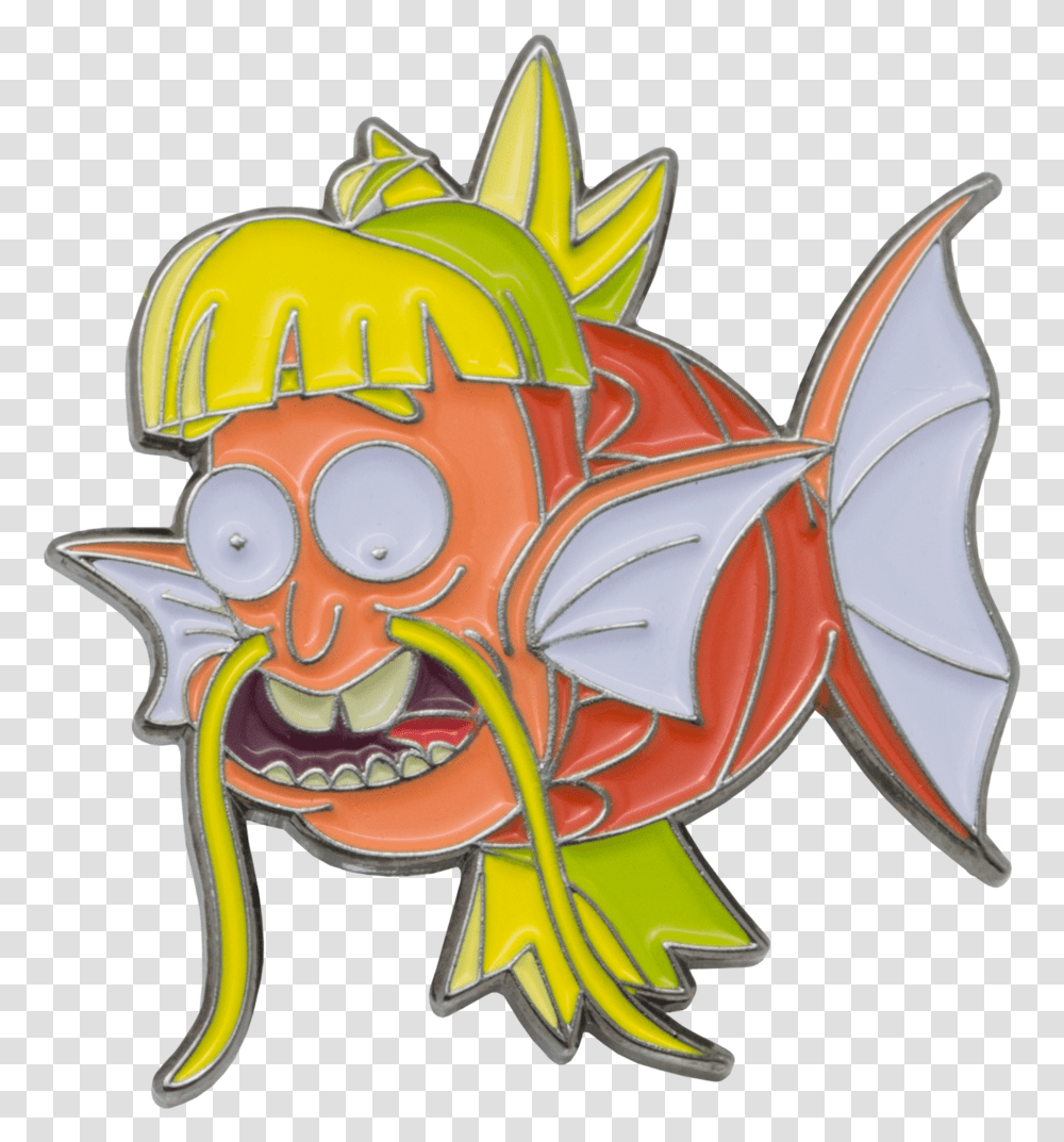 Magikarpdofus Rick Rick And Morty Cartoon, Toy, Fish, Animal, Face Transparent Png