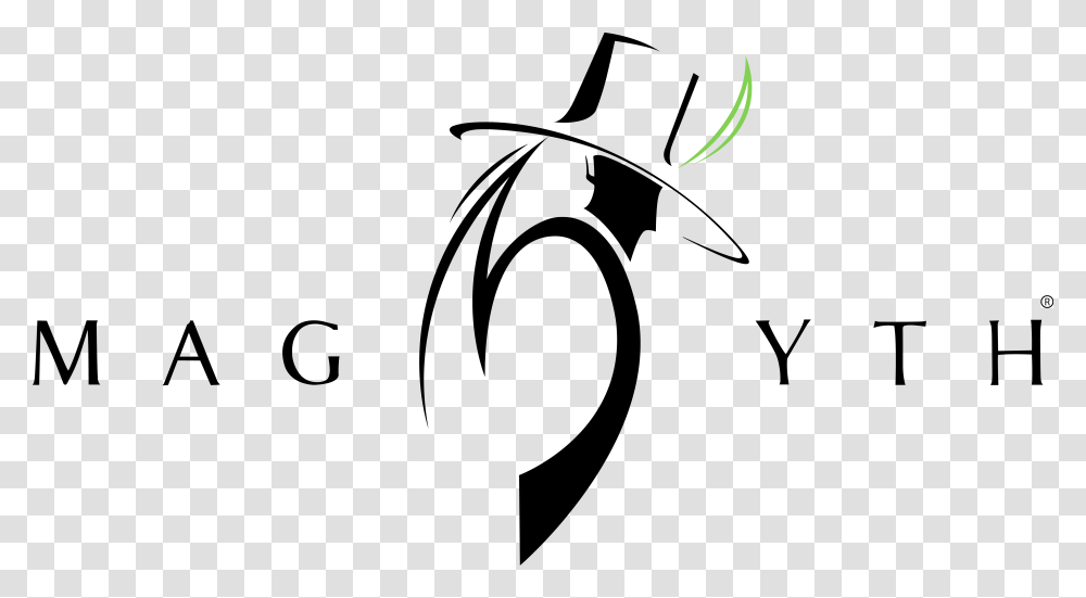 Magmyth Logo Final Black Calligraphy, Number, Label Transparent Png