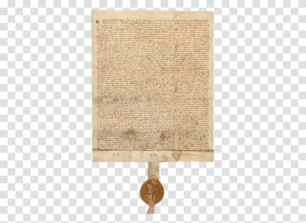Magna Carta Magna Carta 1215, Book, Scroll, Text, Rug Transparent Png