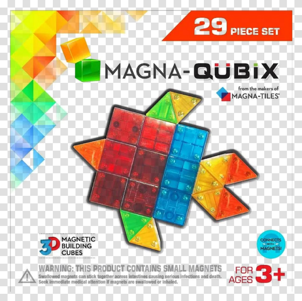 Magna Qubix 29 Piece Set, Rubix Cube Transparent Png