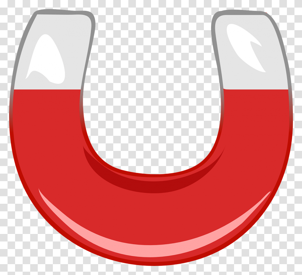 Magnet Horseshoe Red Magnetic Tool Attract Metal Background Magnet Clipart, Life Buoy, Brick, Building Transparent Png